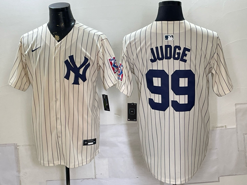 Men 2026 New York Yankees #99 Judge white Nike MLB Jersey 0809001->chicago cubs->MLB Jersey